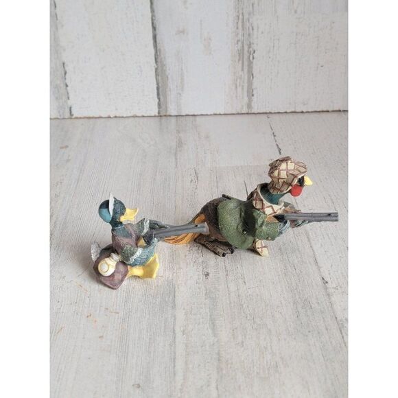 Unique duck hunters quail shot gun figure set bird - Picture 4 of 10